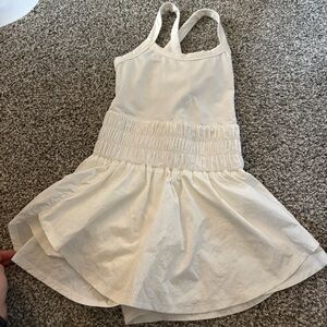 Free People White Sleeveless Athletic dress